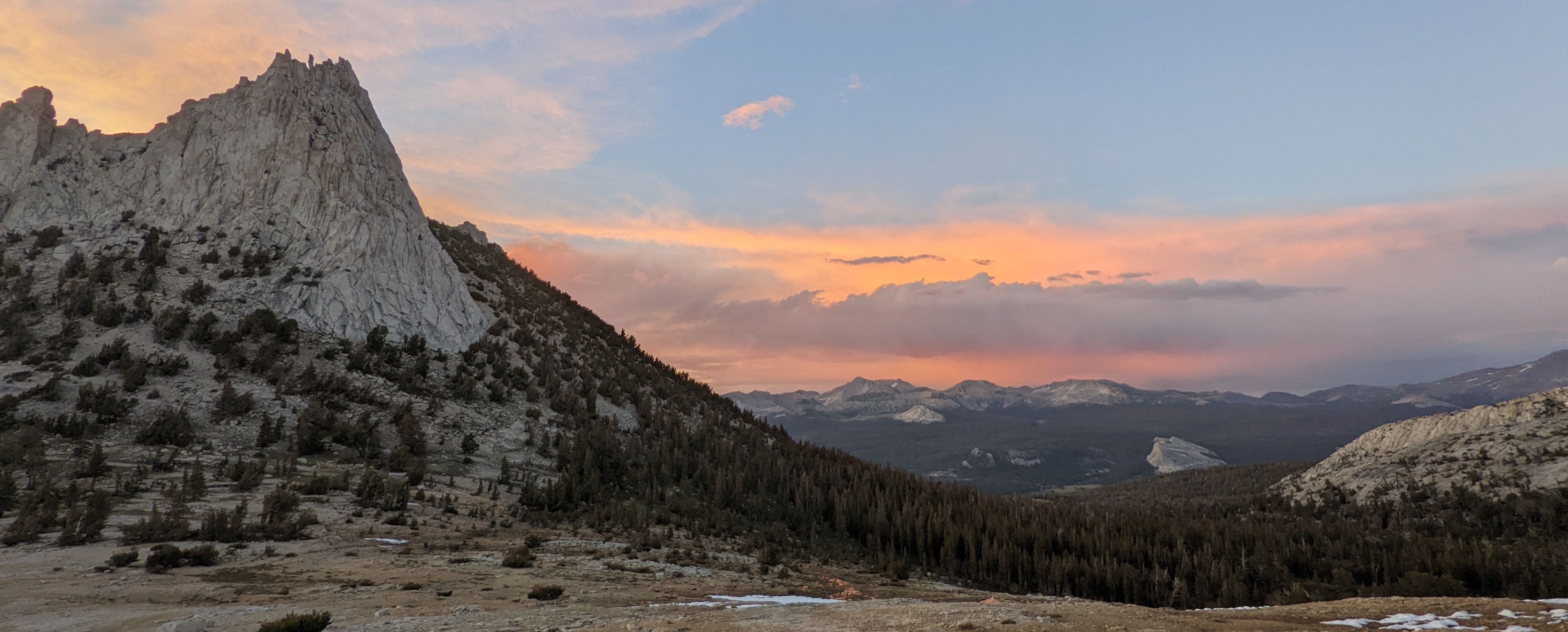 Cathedral Peak at Sunset