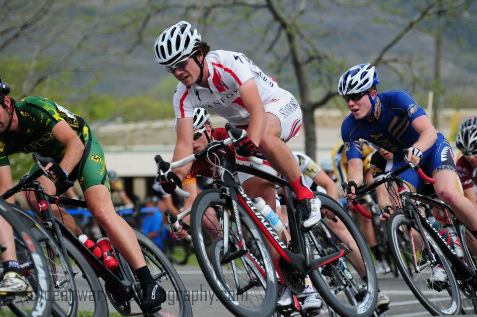 Paul cycling in a criterium race