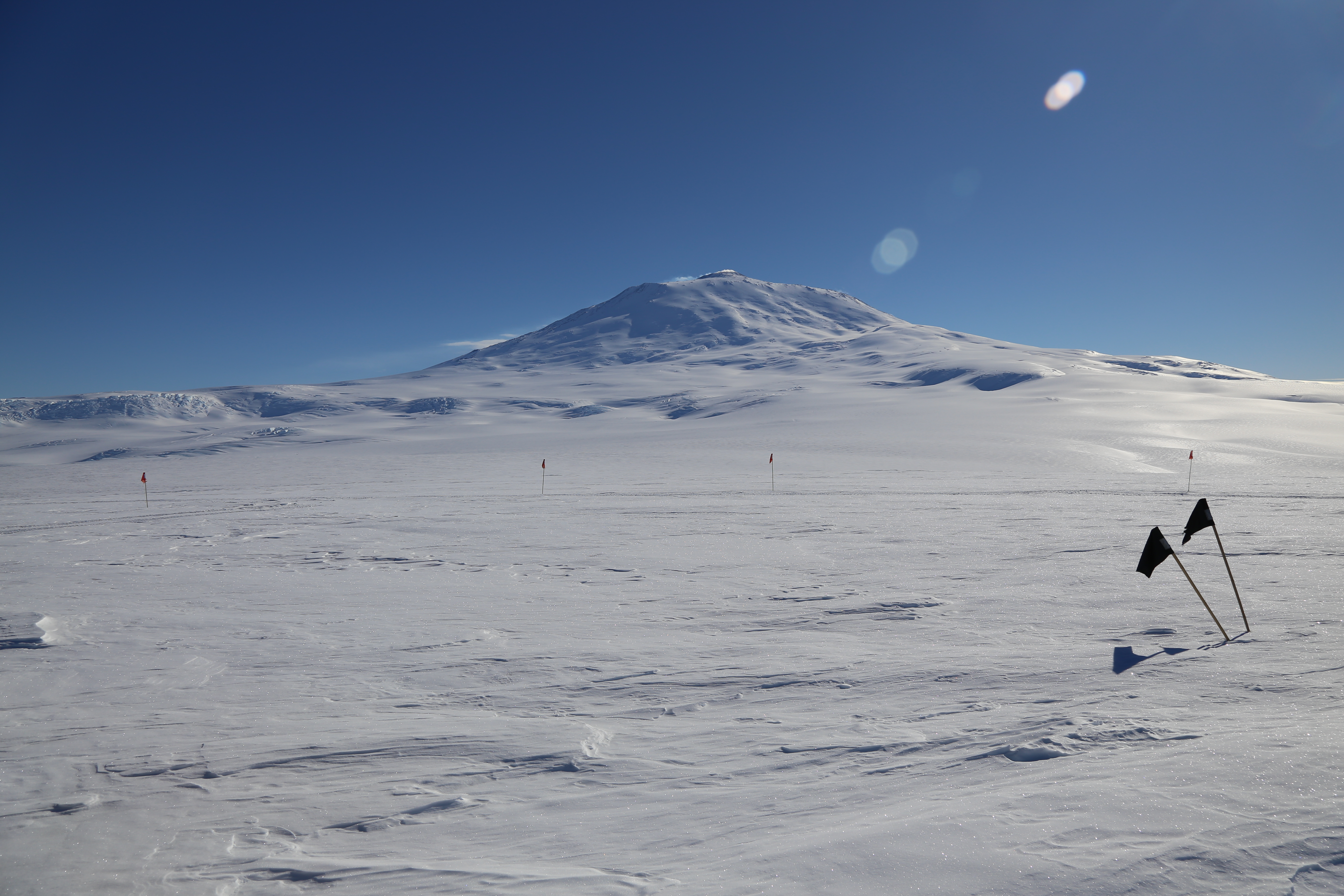 View of Mt Erebus