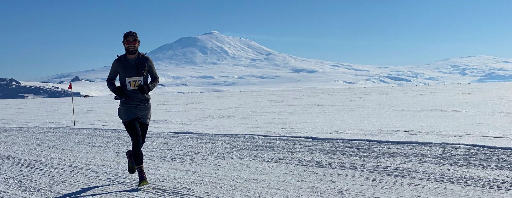 Runners on the McMurdo Ice Shelf