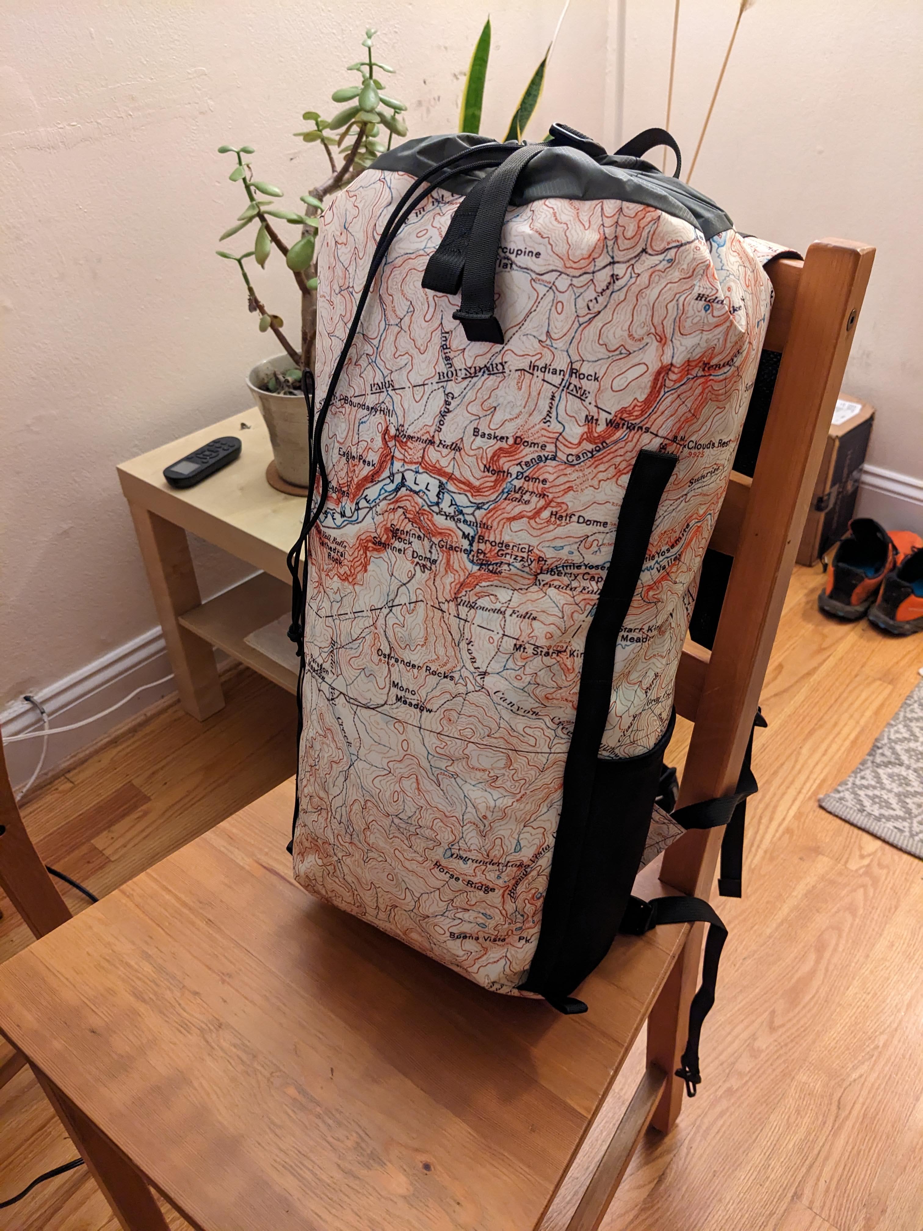 A finished backpack